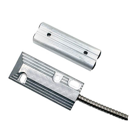 220B36 Industrial Overhead Floor/Door Mount SPDT Biased High Security Contact 2 1/2" Gap w/ 3' Stainless Steel Armored Cable