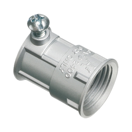 2400-50 Arlington Industries 1/2"-1/2" Combination Coupling - Pack of 50