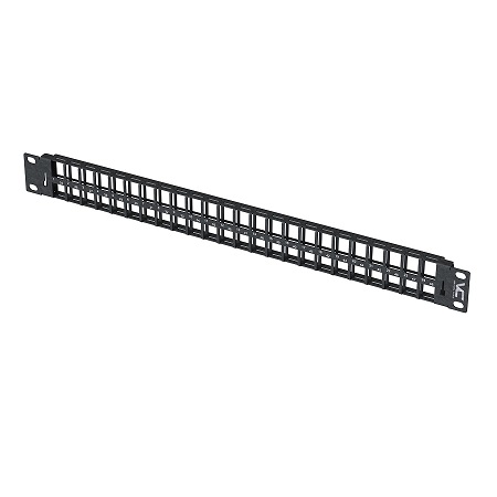 266-PKM02-D8000 Vertical Cable 1U 48 Port Blank Patch Panel No Label Holder