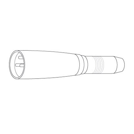 280073X Vanco Adapter 3 Pin XLR Male To 1/4 Mono Jack