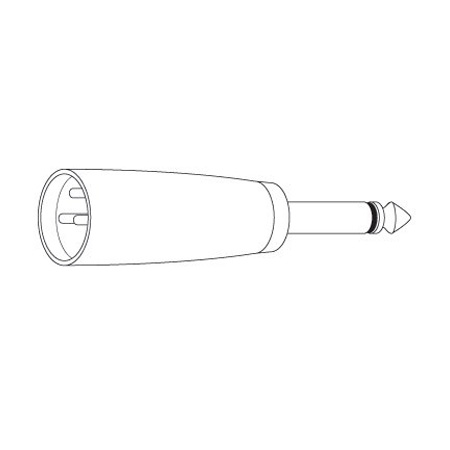 Vanco 3 Pin Male XLR to 1/4