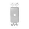 Show product details for 280311X Vanco Wall Plate Decor Inserts 1 Port Ivory