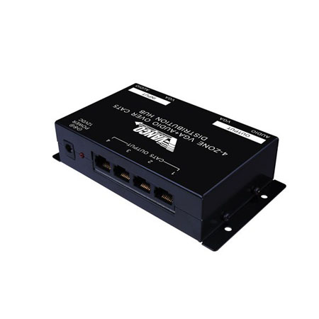 280547 Vanco 4 Zone VGA+Audio Over Cat5e/Cat6 Distribution System