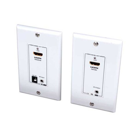 280725 Vanco Extender HDMI Wall Plate Over 2UTP 50M with IR