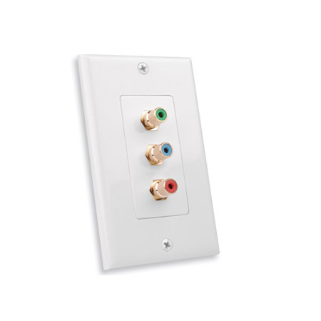 28106RGBWX Vanco Wall Plate RBG Decor White