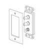 Show product details for 28107WX Vanco Wall Plate Dual RCA & 1F Decor White