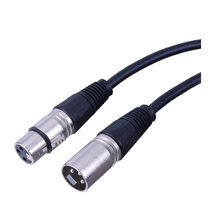 281143X Vanco Cable XLR 16GA 3 Pin Male to 3 Pin Female 3ft