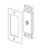 Show product details for 28117WX Vanco Wall Plate 1/4" Stereo Jack Decor White