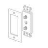 Show product details for 28144W Vanco Wall Plate Dual F + Phone Decor White