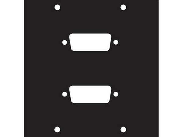 2DB15 Middle Atlantic UCP Module for DB15 Connections and Fits 2 Connectors