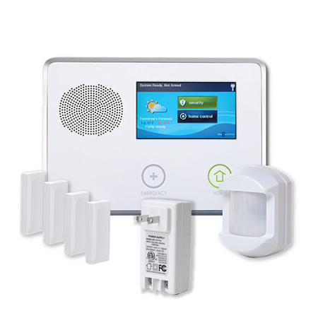 [DISCONTINUED] 2GIG-GCKIT410 2GIG GC2 Go!Control 4-1-0 Security and Home Automation Kit with 4 x Door/Window Contacts, 1 x PIR Motion Detector and 1 x AC1 Plug