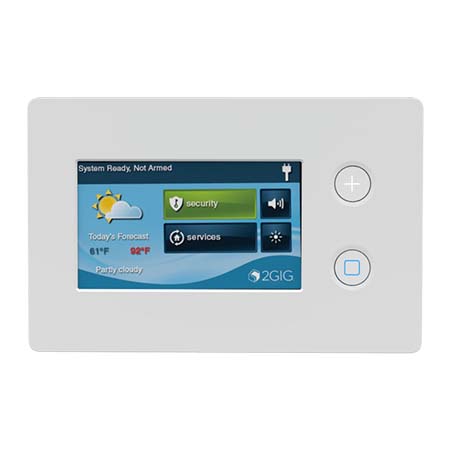 2GIG-TS2-E 2GIG GC2e Wireless Touch Screen Remote Keypad for GC2e Control Panel