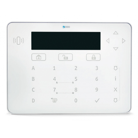 [DISCONTINUED] 2GIG-VAR-KEYPROXWHT 2GIG Vario Elegant Keypad with Proximity Reader - White