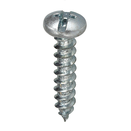 2WS8112 L.H. Dottie  8 X 1-1/2 Pan Head Slotted/Phillips ( 2 Way ) Sheet Metal Screws - Pack of 100