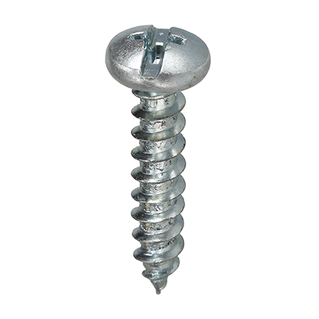 2WS8114 L.H. Dottie 8 X 1-1/4 Pan Head Slotted/Phillips ( 2 Way ) SMS Pack of 100