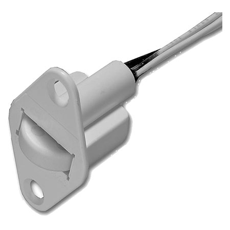 [DISCONTINUED] 3008-W Interlogix Recessed Roller Plunger Shorty - White
