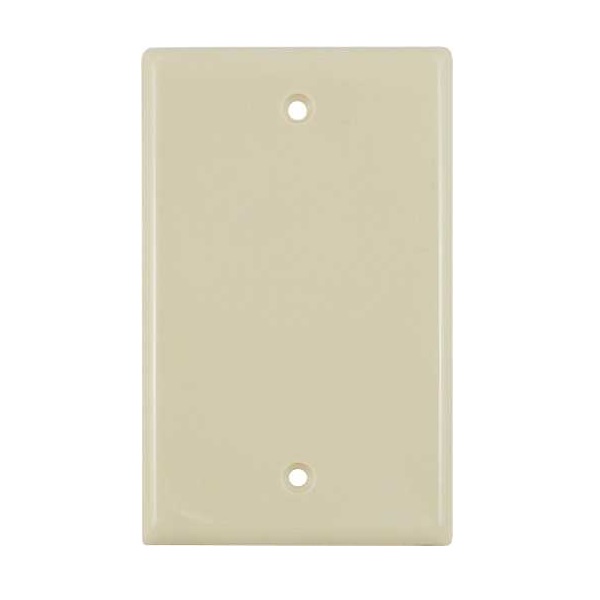 304-J2629/0P/IV Vertical Cable 304 Series Keystone Wall Plate, 0-Port - Ivory