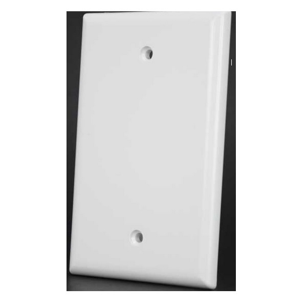 304-M2725/0P/WH Vertical Cable 304 Series Keystone Wall Plate 0-Port - White