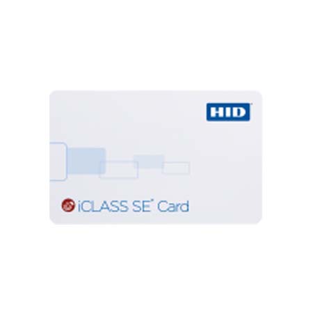 3050PG1MV-100 HID 305 iCLASS SE Card 2k Bits (256 Bytes) with Application Areas Programmed with Security Identity Object Plain White with Gloss Finish Front Plain White with Gloss Finish with Magnetic Stripe Back Sequential Matching Encoded/Printed Inkjetted Card Numbering Vertical Slot Punch - 100 Pack