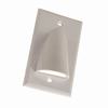 Show product details for 307-503F/1G/WH Vertical Cable 307 Series Feedthrough Wall Plate, Single Gang - White
