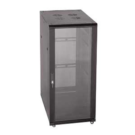 3100-3-001-27 Kendall Howard 27U Standard 19 inch Vented Rear Door Glass Front Door