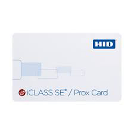 3100PGGANN-100 HID 310 iCLASS SE Prox Card 2k Bits (256 Bytes) with 2 Application Areas Programmed with Security Identity Object Plain White with Gloss Finish Front Plain White with Gloss Finish Back Sequential Matching Encoded/Printed Laser Engraved 13.56 MHz iCLASS Card Numbering No Slot Punch This Card can be slotted vertically Printed Vertical Slot Indicators No Printed 125 kHz Card Numbering - 100 Pack