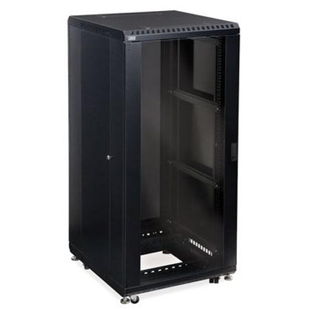 3101-3-024-27 Kendall Howard 27U LINIER Server Cabinet Glass/Solid Doors 24" Depth