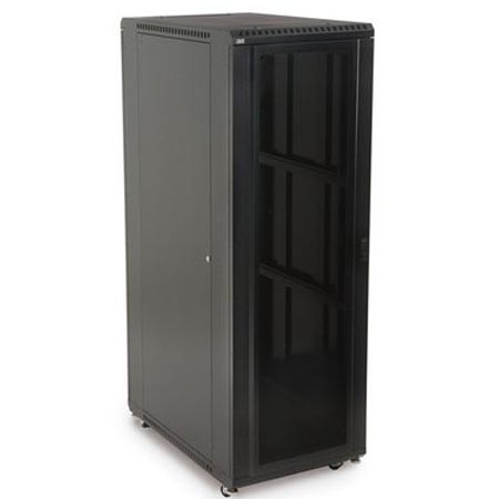 3102-3-001-37 Kendall Howard 37U LINIER Server Cabinet Convex/Glass Doors 36" Depth