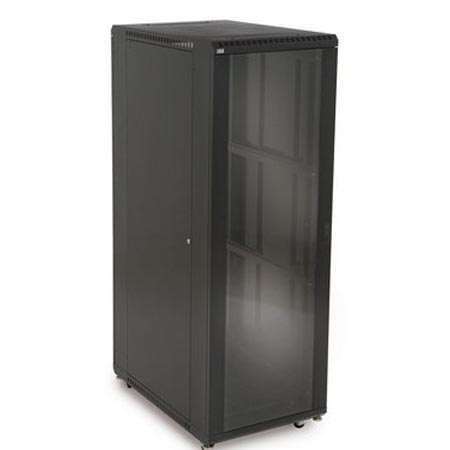 3103-3-001-37 Kendall Howard 37U LINIER Server Cabinet Glass/Glass Doors 36" Depth