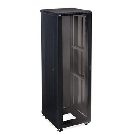 3103-3-024-42 Kendall Howard 42U LINIER Server Cabinet Glass/Glass Doors 24" Depth