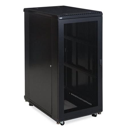 3107-3-001-27 Kendall Howard 27U LINIER Server Cabinet Vented/Vented Doors 36" Depth