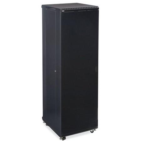 3108-3-024-42 Kendall Howard 42U LINIER Server Cabinet Solid/Solid Doors 24" Depth