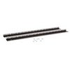 Show product details for 3150-3-001-18 Kendall Howard 18U Linier Wall Mount Vertical Rail Kit Cage Nut - Black Powder Coat Finish - .912"W x 31.5"H x 2"D