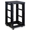 3170-3-024-22 Kendall Howard 22U Linier Server Cabinet No Doors/No Side Panels 24" Usable Depth - Black Finish - 45.36"H x 24"W x 27"D