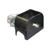 3304B Pach & Co Cantilever Roller with Bottom Safety Cover for Round Pipe 4"X2-1/2" 2pk