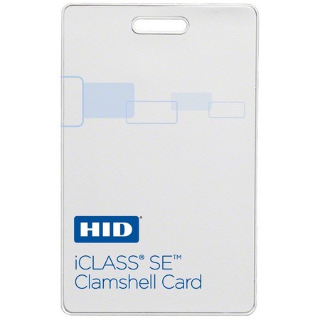 3350PMSSV-100 iCLASS SE Iclass Clamshell Se Prog Iclass F-Matte B-Hid Logo Seq Iclass # Vert Slot iCLASS SE 2K Cards