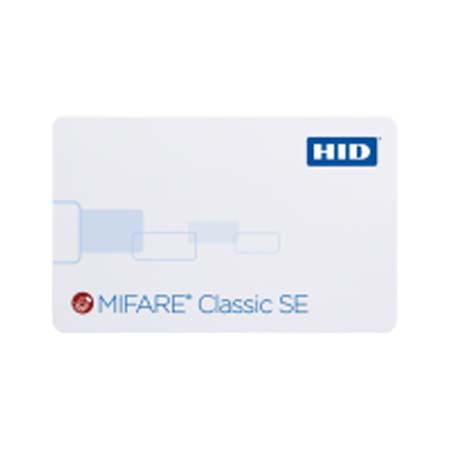 3400PGGMV-100 HID 340x iCLASS Mifare Classic Card 3400 (1K) Standard PVC Programmed with Security Identity Object for MIFARE Plain White with Gloss Finish Front Plain White with Gloss Finish Back Sequential Matching Encoded/Printed Inkjetted Card Numbering Vertical Slot Punch - 100 Pack