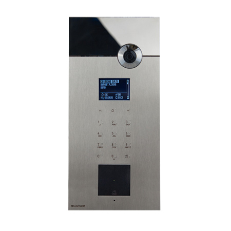 3451/FR Comelit Stainless Steel SBG Digital Sense 316 A/V Button - w/ Acc. Control Setup