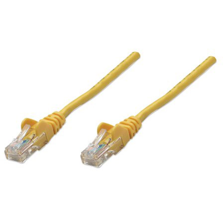 347341 Intellinet Cat5e UTP RJ-45 Male / RJ-45 Male 0.5 Feet - Yellow