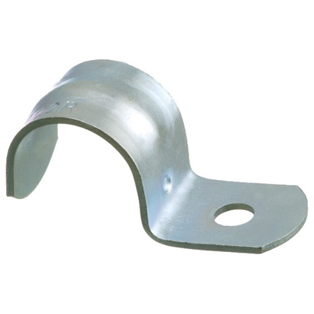 348-10 Arlington Industries 3-1/2" 1 Hole Rigid/EMT Straps - Pack of 10