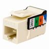 350-V2501/AL Vertical Cable 350 Series CAT3 V-Max Keystone Jacks - Almond
