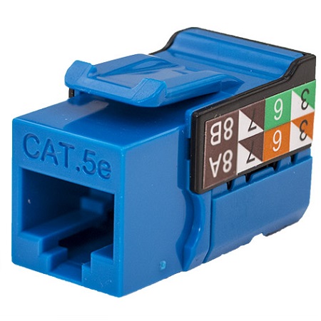 Vertical Cable Cat5e Jacks