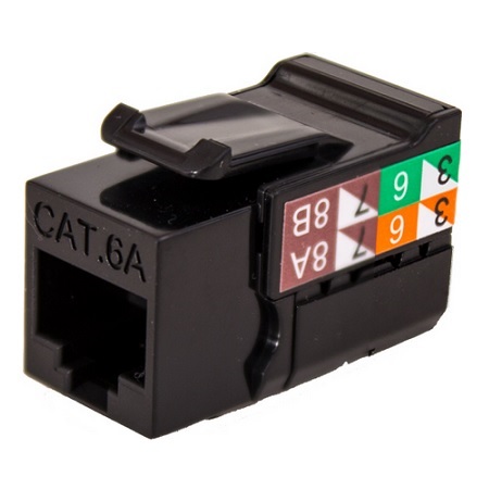 Vertical Cable Cat6A Jacks