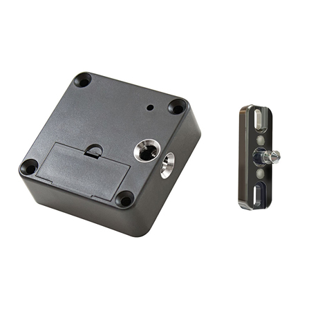 3590SP Doormakaba Rutherford Controls Battery Powered Cabinet Lock - Straight Locking Pin