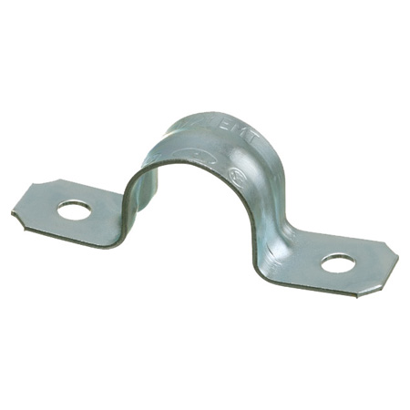 360-100 Arlington Industries 1/2" 2 Hole EMT Straps - Pack of 100
