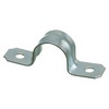 Show product details for 360-100 Arlington Industries 1/2" 2 Hole EMT Straps - Pack of 100