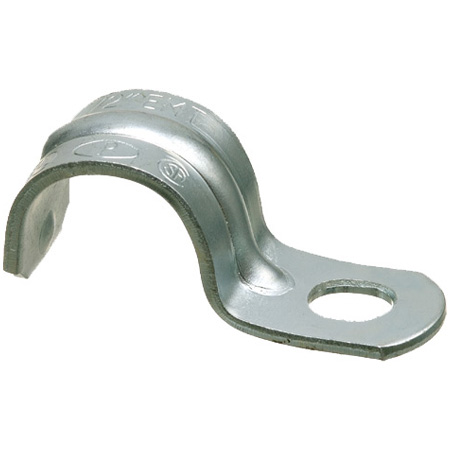 372-50 Arlington Industries 1" EMT Steel Straps - Pack of 50