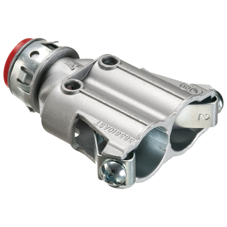 383810AST-25 Arlington Industries SNAP2IT Duplex Connectors w/ Insulated Throat - Pack of 25