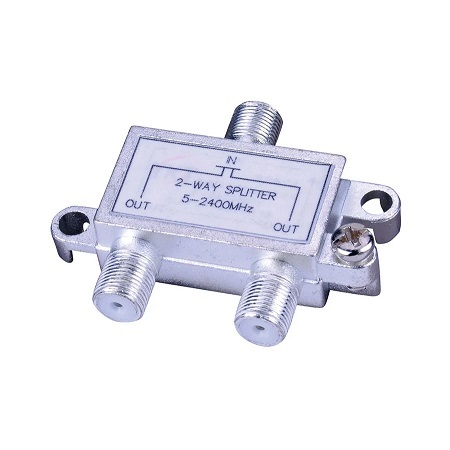 3A0001X Vanco 2-Way 2.4GHz Satellite Splitter