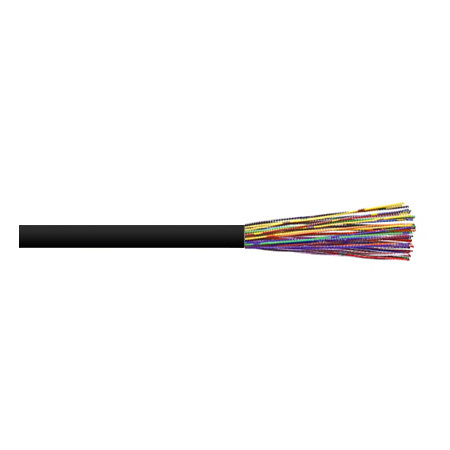 3A2425UTPM1B Remee 24 AWG 25 Pair Unshielded Twisted Pairs (UTP) Solid Copper CMR Cat3 Non-Plenum Network Cable - 1000' Reel - Black